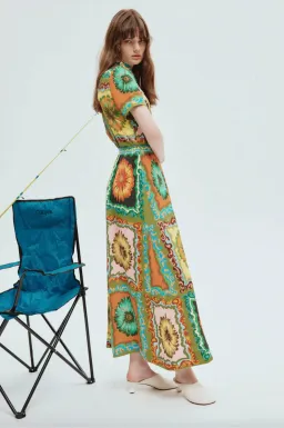 Alemais Disco Daisy Shirtdress Multicolour Size 10  for rent on The Volte - image 8