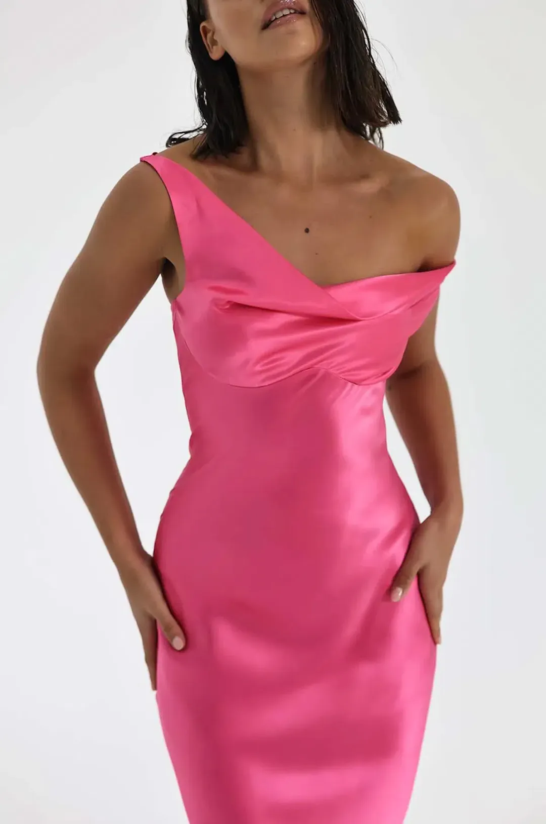 Natalie Rolt Monika Gown Pink Size 1 / AU 8 for rent on The Volte - main image