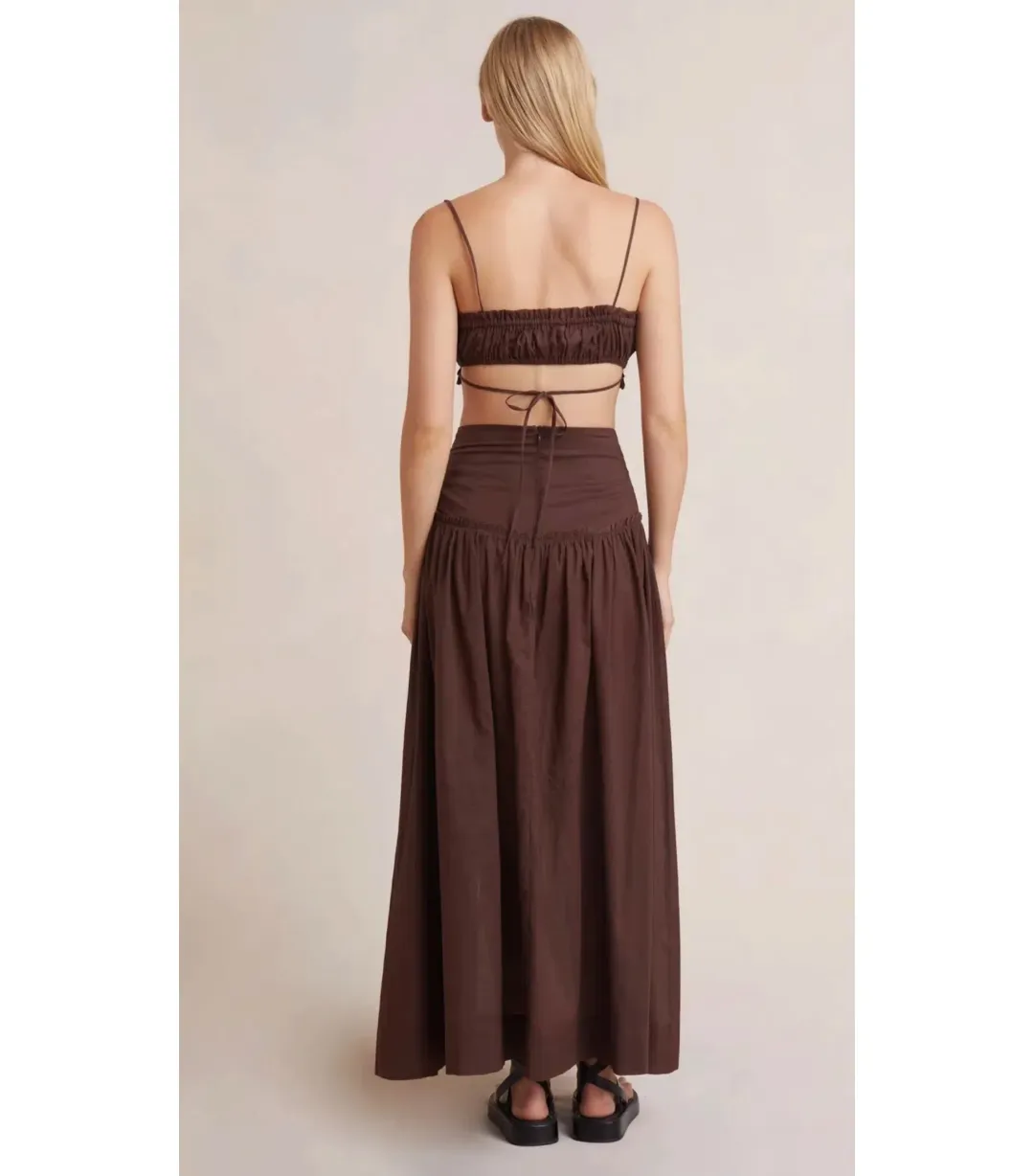 Bec & Bridge Alexandra Set Brown Size AU 10 for rent on The Volte - main image