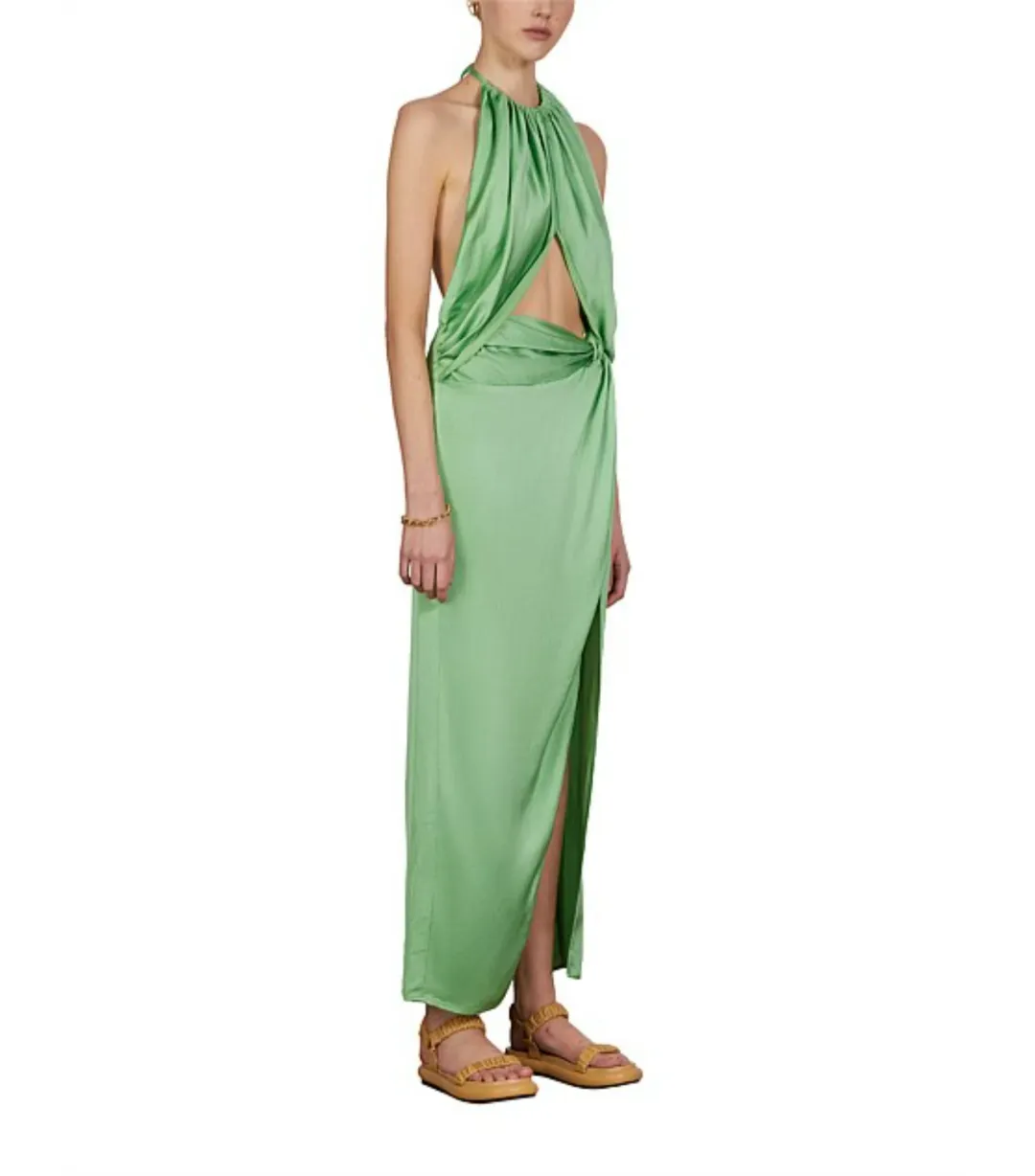 Anna Quan Elyse Dress in Apple Green Size AU 10 for rent on The Volte - main image