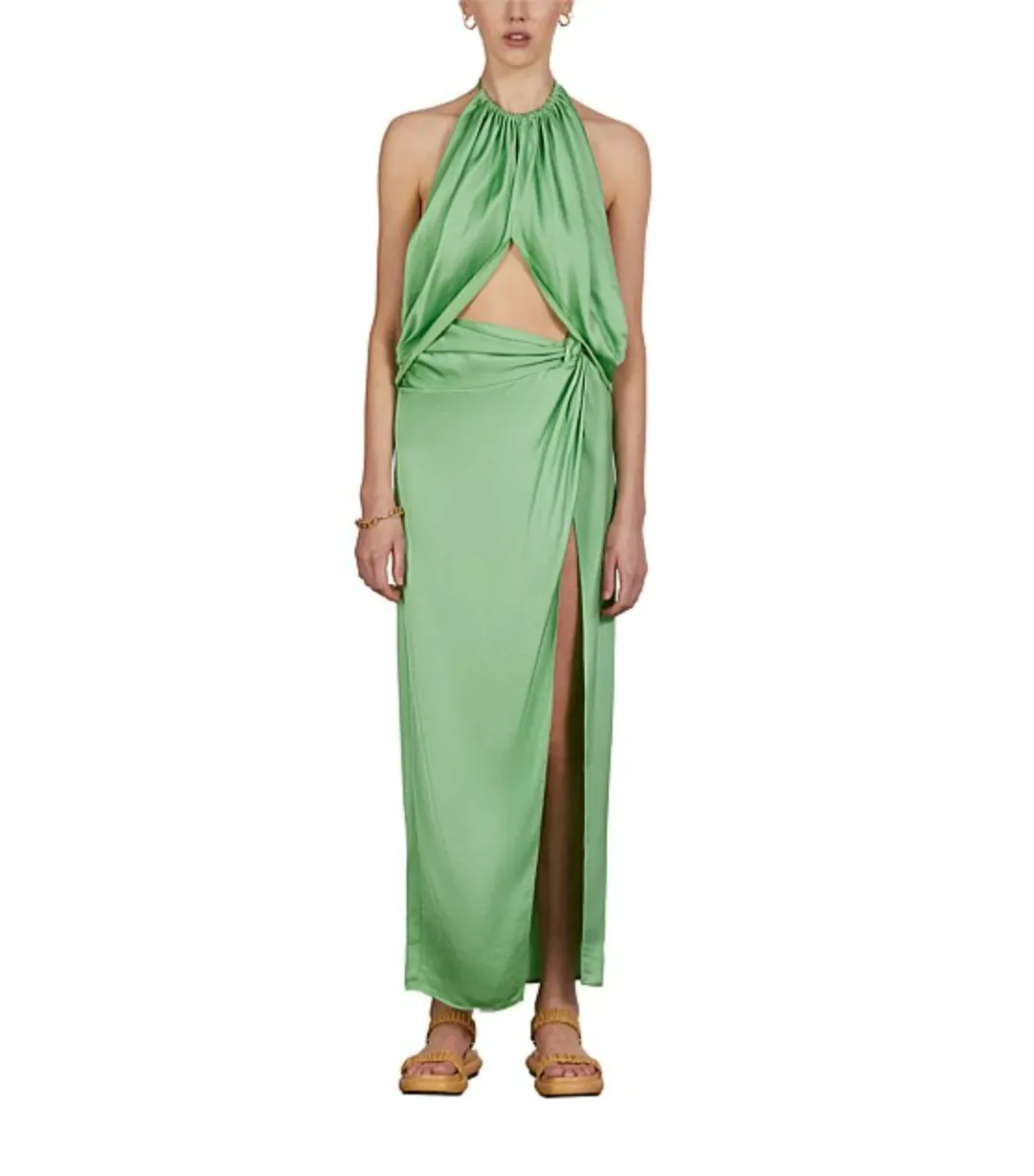 Anna Quan Elyse Dress in Apple Green Size AU 10 for rent on The Volte - main image