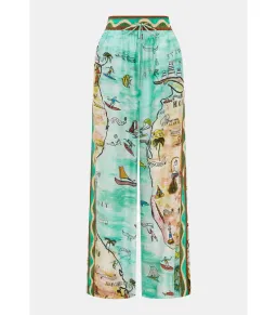 Alemais Swell Shirt and Pants Set Multi Size AU 10 for rent on The Volte - image 4