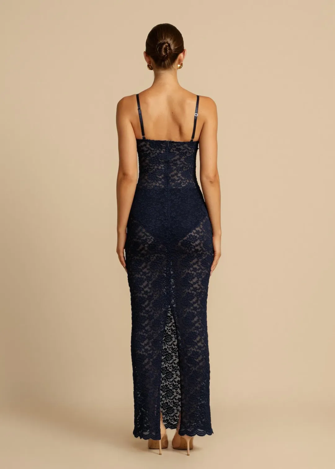 Arcina Ori Margot Dress Navy Size XS / AU 6 for rent on The Volte - main image