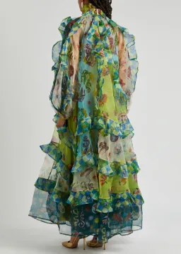 Alemais Guardian Ruffled Silk Organza Gown Size 10 Au for rent on The Volte - image 4