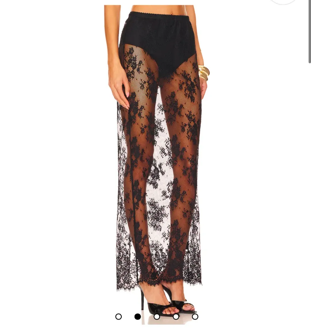 NBD Anjali Maxi Skirt in Black Size 6/XXS for rent on The Volte - main image