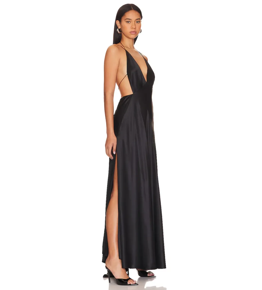 Michael Lo Sordo Tash Gown Black Size AU 8 for rent on The Volte - main image