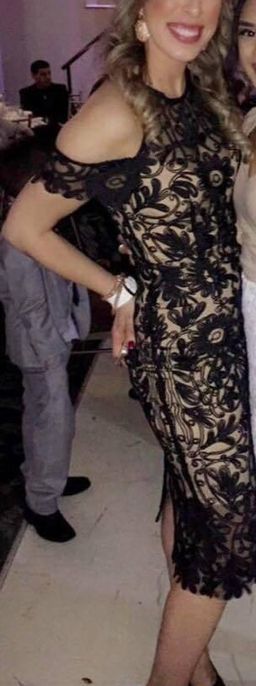 THURLEY Eden Midi Dress Black Size 8  for rent on The Volte - image 4