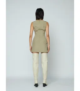 Wynn Hamlyn Sophia Mini Dress Cactus Green Size AU 6  for rent on The Volte - image 3