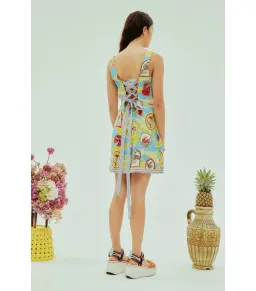 Alemais Emilio Mini Dress Multi Size AU 12 for rent on The Volte - image 4