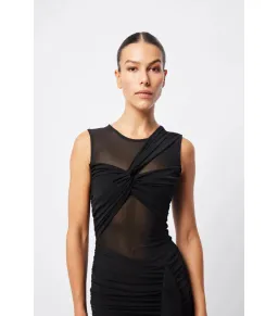 Mossman Rebound Mini Dress Black Size AU 8 for rent on The Volte - image 3