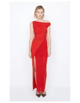 Bec & Bridge Sania Asym Dress Red Size Small / AU 8   for rent on The Volte - image 1