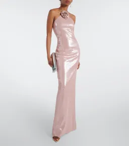 Rebecca Vallance Paige Gown Champagne Size 8  for rent on The Volte - image 1