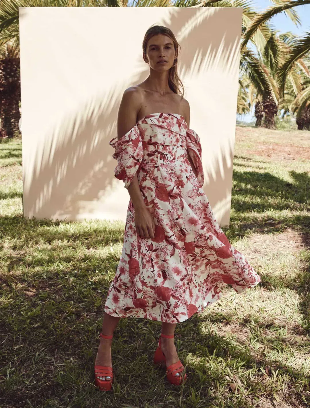 La Maison Talulah Dahlia Midi Dress Floral Size 10 for rent on The Volte - main image