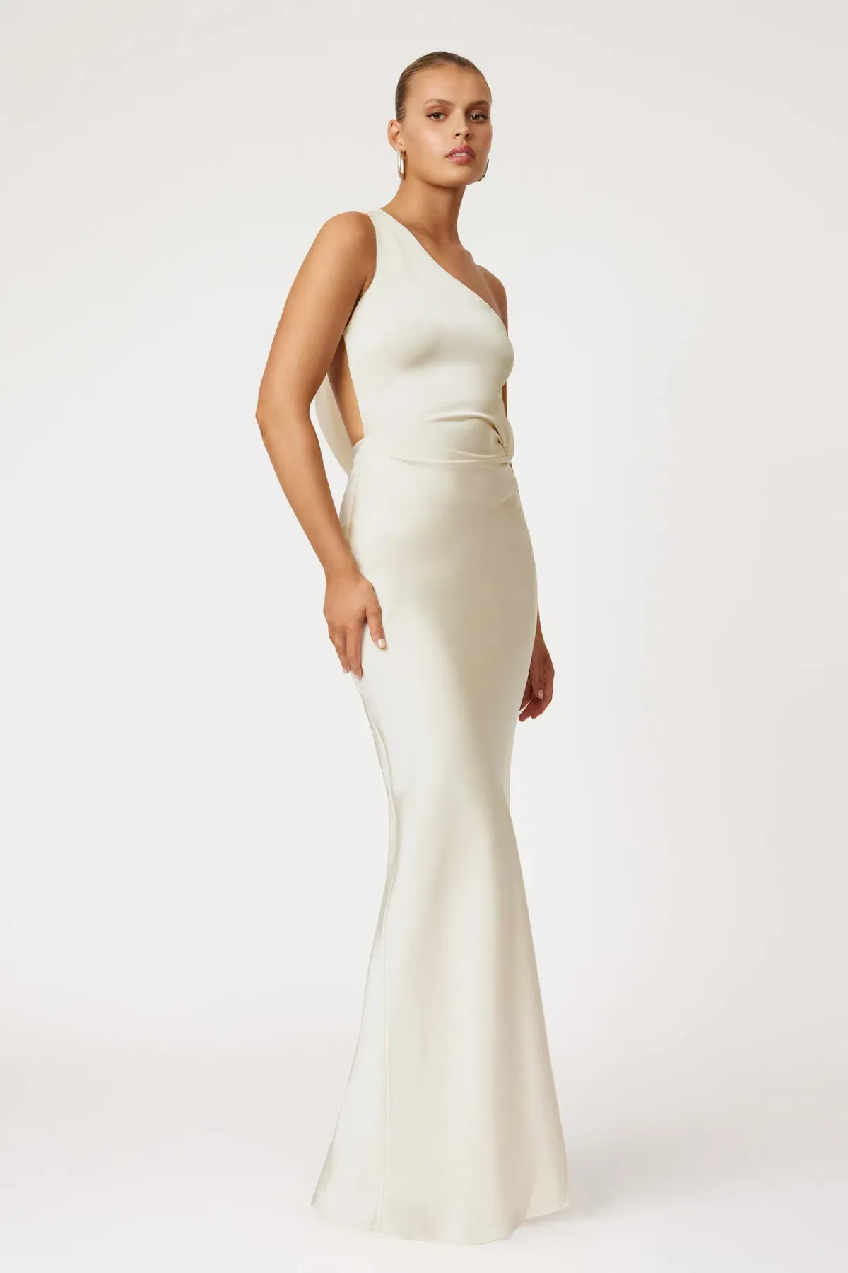 Lexi Kendra Dress Cream Size 10 for rent on The Volte - main image