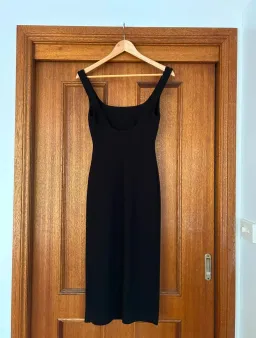 Bec & Bridge Elle Midi Dress Black Size AU 8 for rent on The Volte - image 1