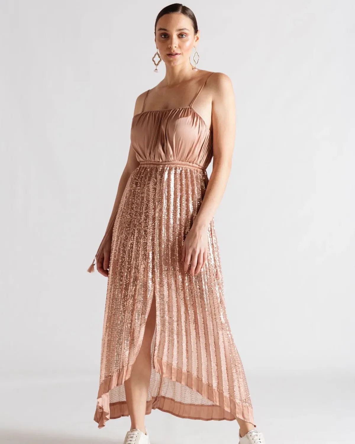 Flannel Scarlet Cami Dress Blush Size 6 for rent on The Volte - main image