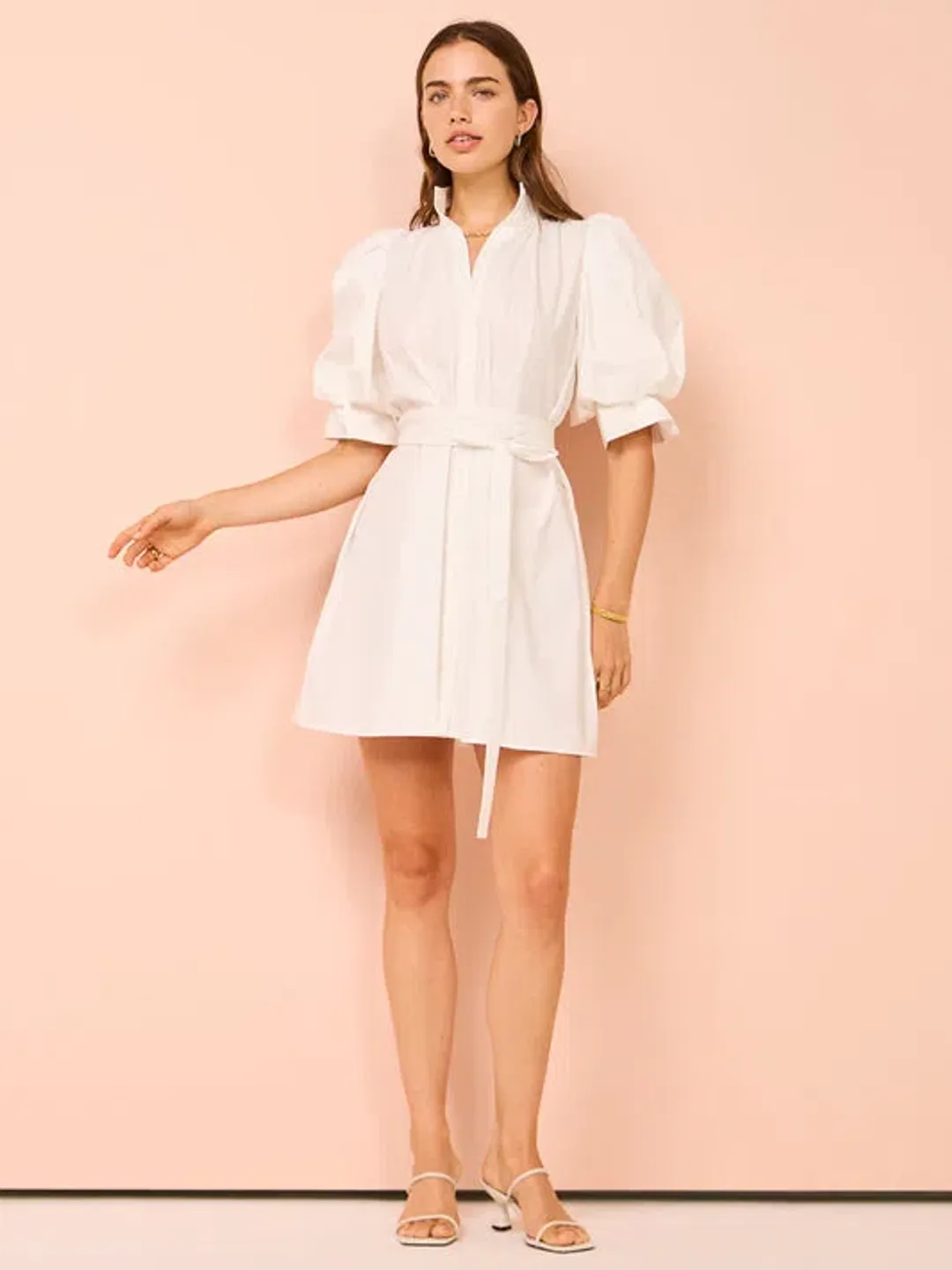 Leo Lin Eli Mini Dress Snow Size 10 for rent on The Volte - main image