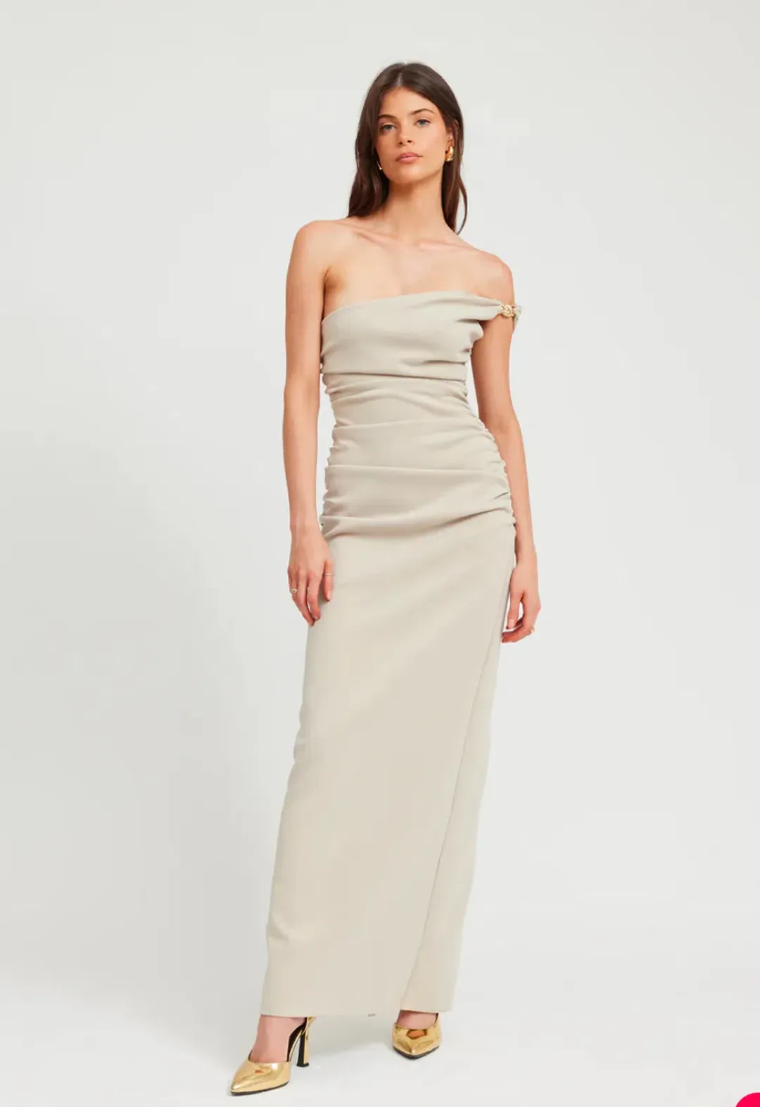 Tojha Ellery Dress in Oyster Size XS / AU 6 for rent on The Volte - main image