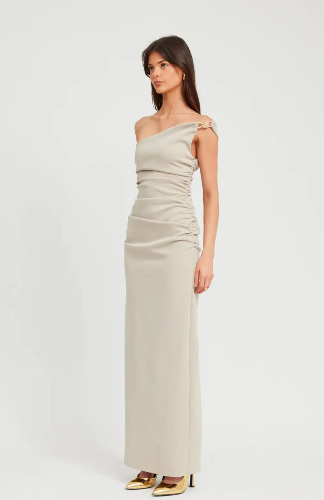 Tojha Ellery Dress in Oyster Size XS / AU 6 for rent on The Volte - main image