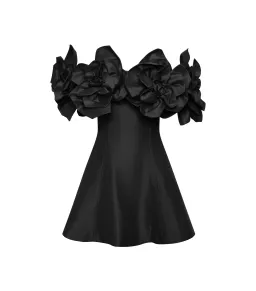 Aje Etta Mini Dress in Black Size AU 14 for rent on The Volte - image 4