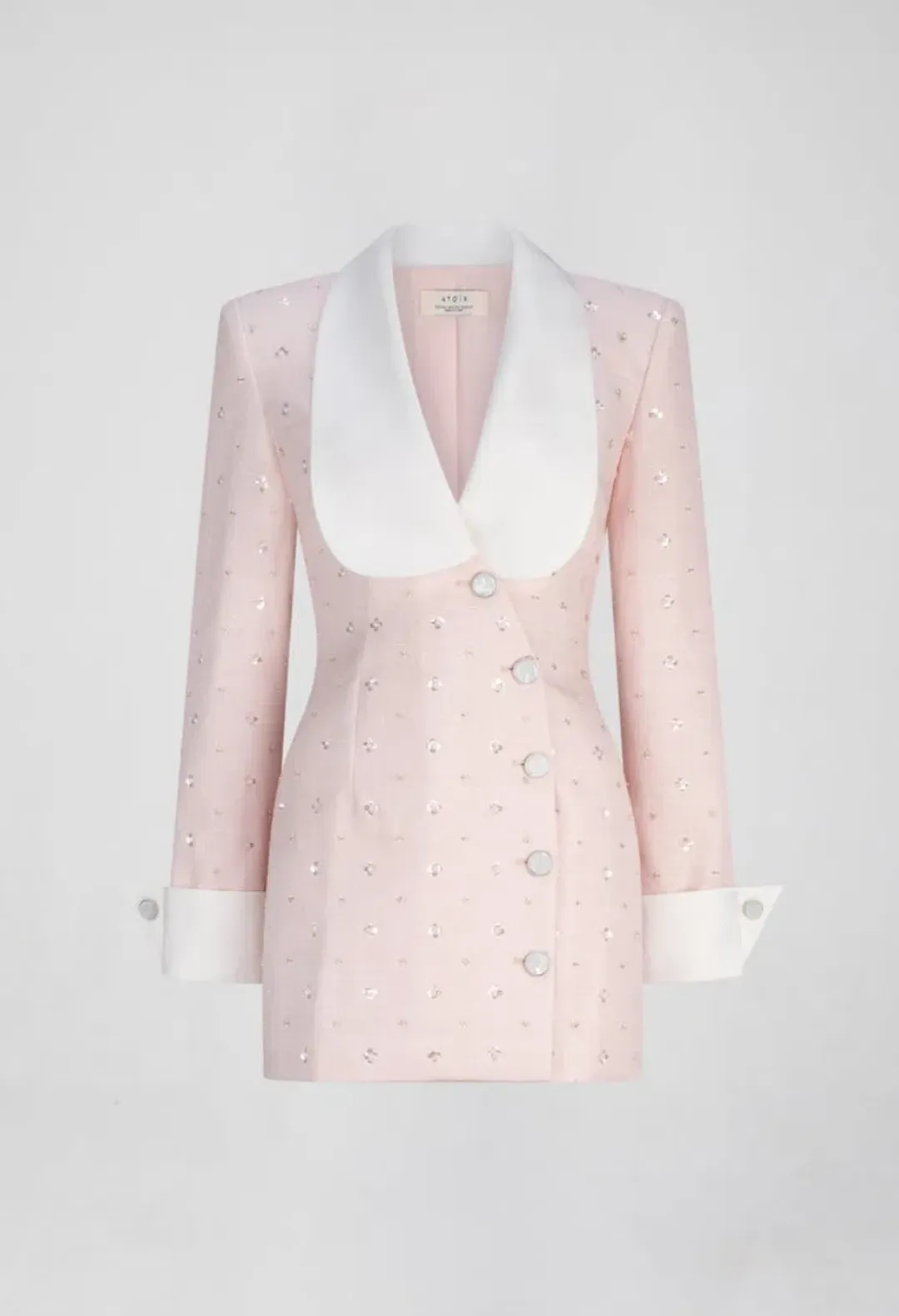 Atoir Magda Blazer Dress Pink Size AU 8  for rent on The Volte - main image