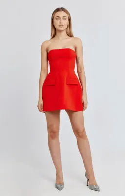 Odd Muse Strapless Dress for rent on The Volte - image 1