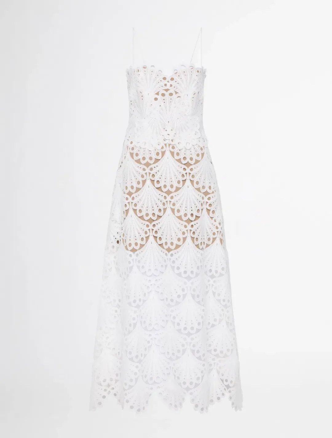 Sheike Ella Lace Maxi Dress White / Ivory Size 12 for rent on The Volte - main image