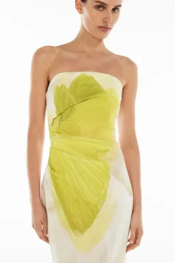 MANNING CARTEL LEVITATING BUTTERFLIES MIDI DRESS for rent on The Volte - image 3