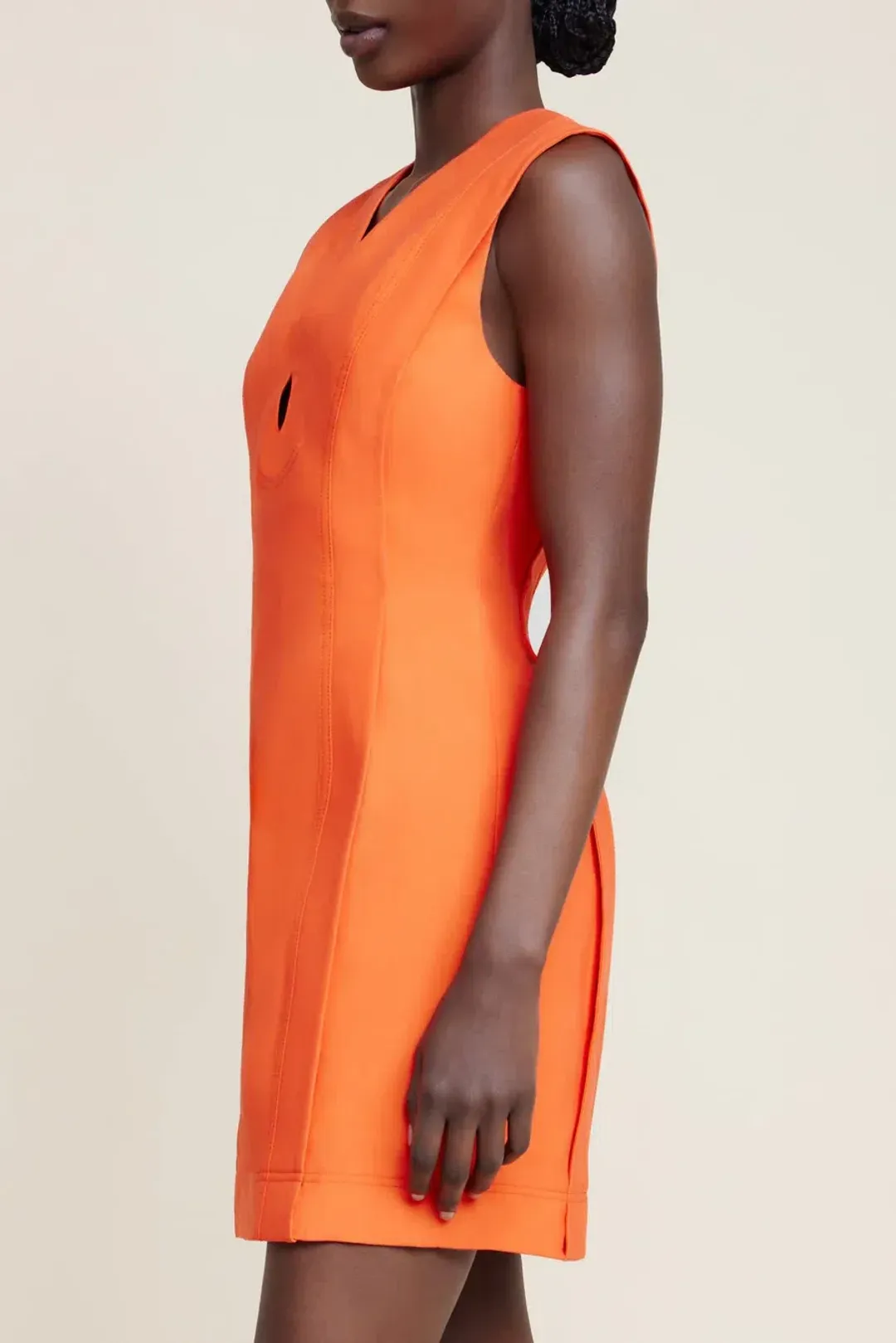 Acler Coolidge Mini Dress Orange Size 8 for rent on The Volte - main image