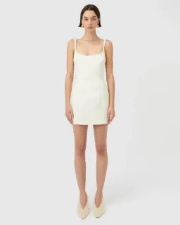 Camilla And Marc Malla Mini Dress Cream Size 12 for rent on The Volte - image 1