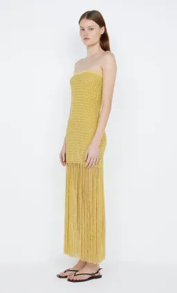 Bec & Bridge Calista Strapless Dress in Citrus Size 8 for rent on The Volte - image 2