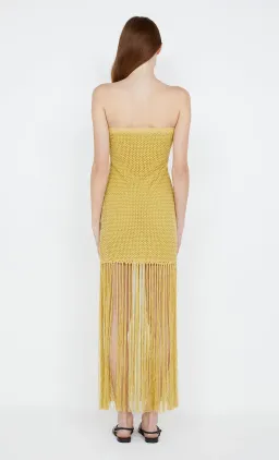 Bec & Bridge Calista Strapless Dress in Citrus Size 8 for rent on The Volte - image 3
