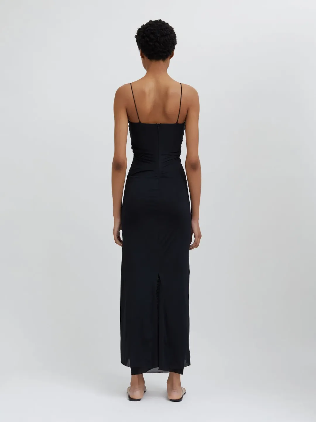 Christopher Esber Molded Venus Dress Black Size 8 for rent on The Volte - main image