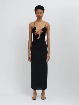 Christopher Esber Molded Venus Dress Black Size 8 for rent on The Volte - image 1