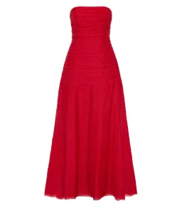 Aje Soundscape Maxi Dress Scarlet Red Size AU 10 for rent on The Volte - image 4