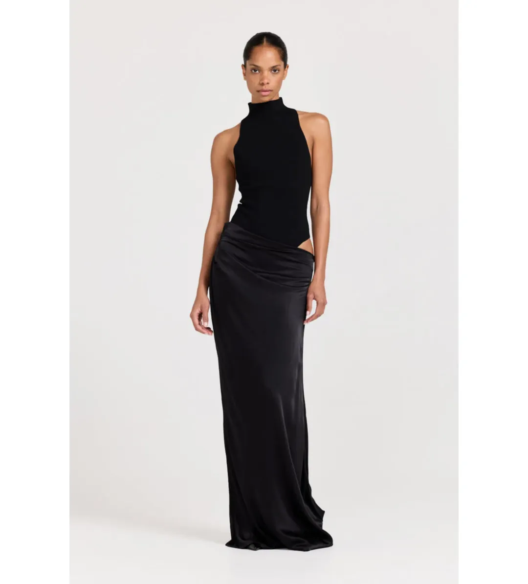 Henne Soraia Dress Black Size AU 8  for rent on The Volte - main image