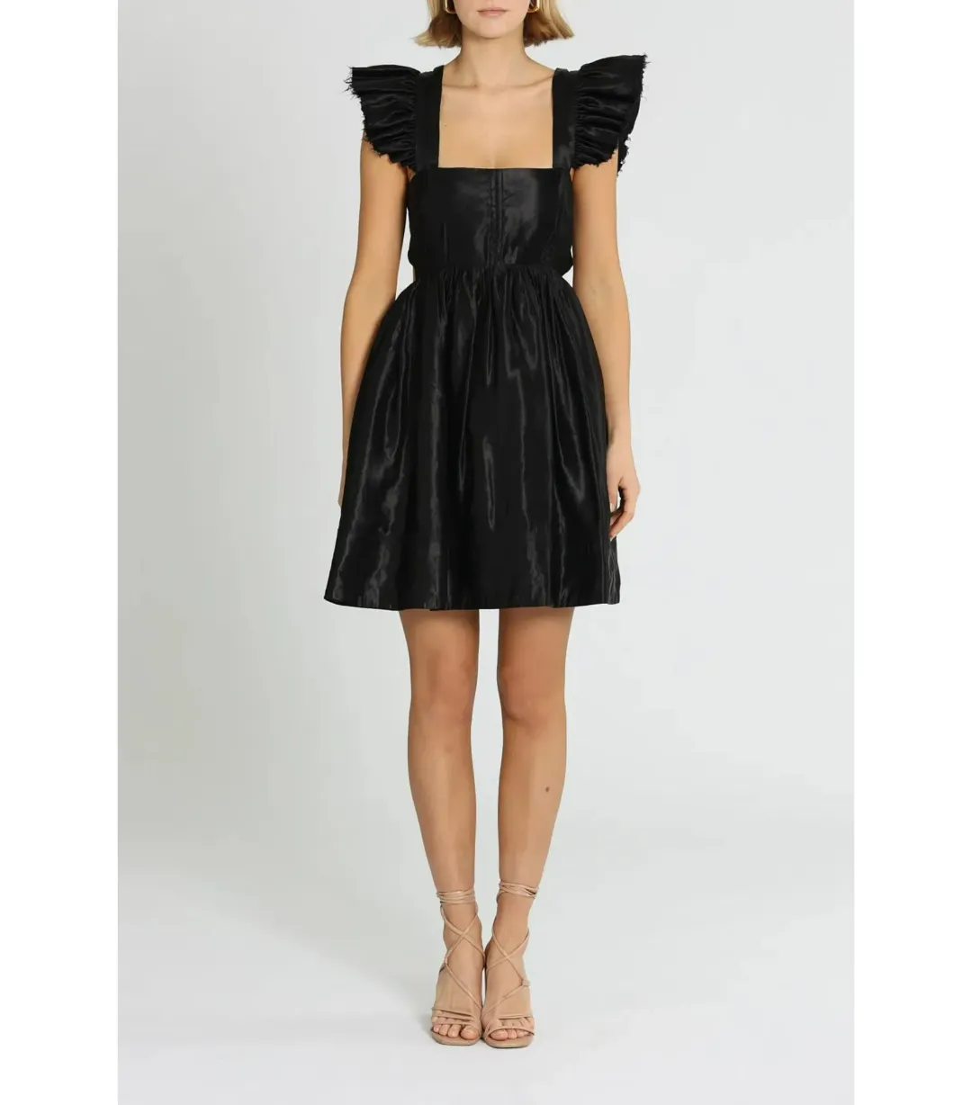 Aje Gazelle Mini Dress Black Size AU 12 for rent on The Volte - main image