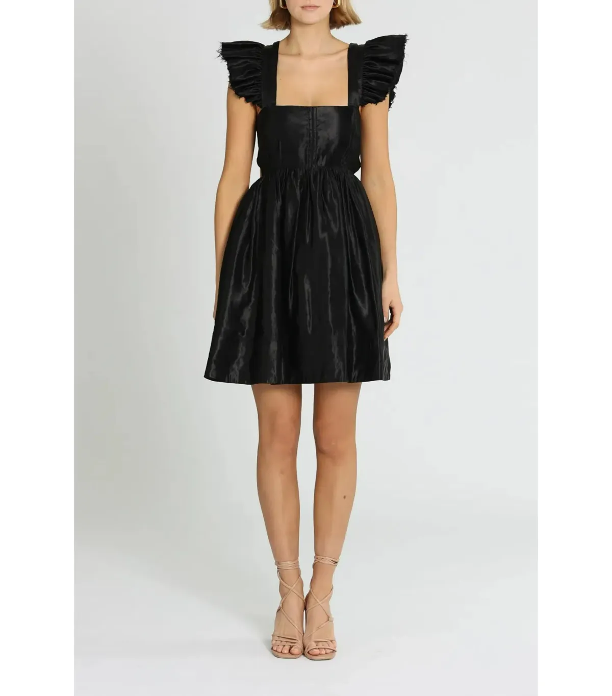 Aje Gazelle Mini Dress Black Size AU 12 for rent on The Volte - main image