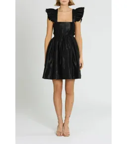 Aje Gazelle Mini Dress Black Size AU 12 for rent on The Volte - image 1
