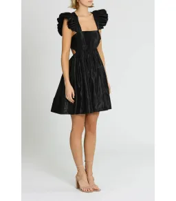 Aje Gazelle Mini Dress Black Size AU 12 for rent on The Volte - image 2