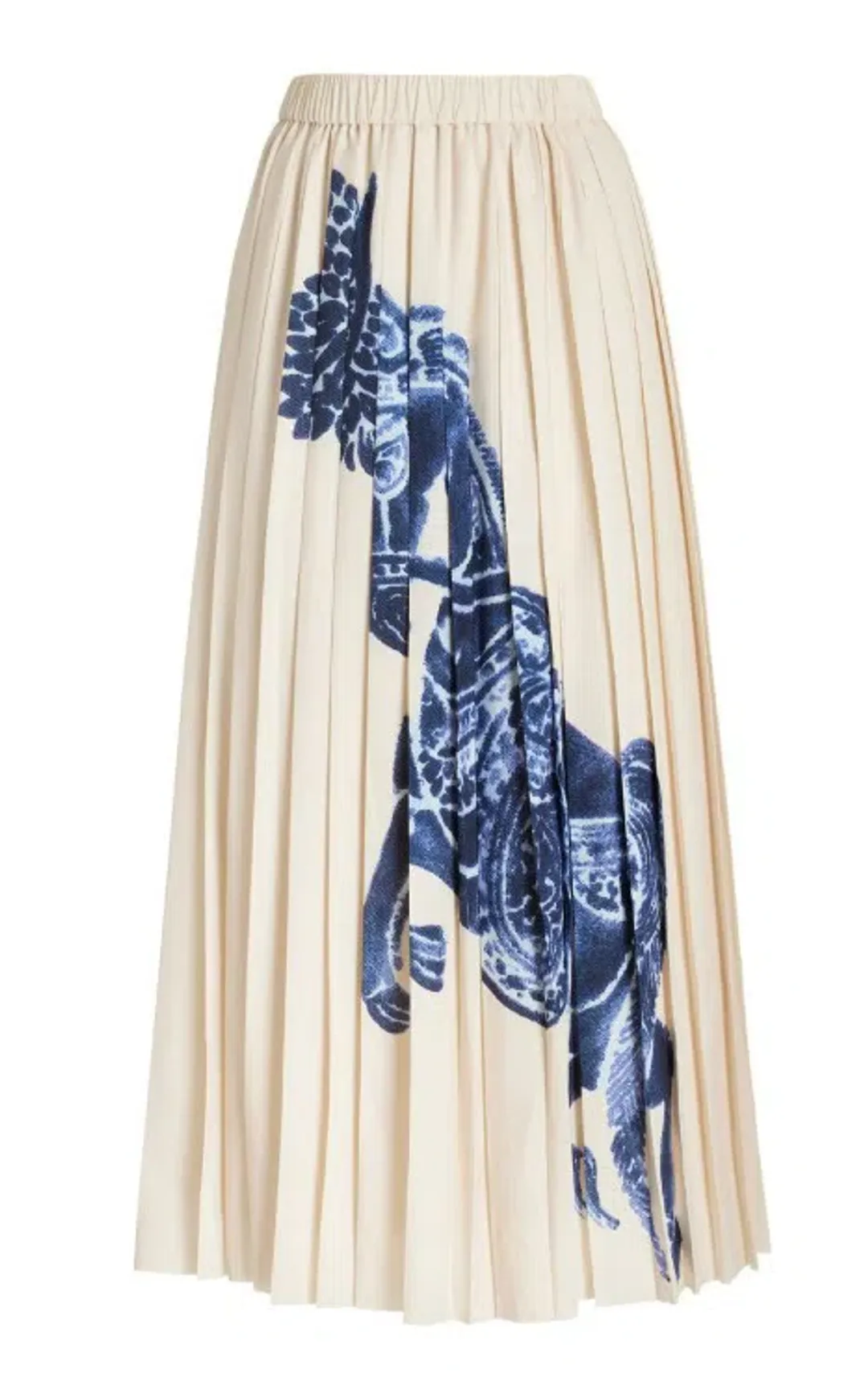 Alemais Rider Pleated Blouse Size AU 10 and Skirt Size AU 12 Set Print  for rent on The Volte - main image