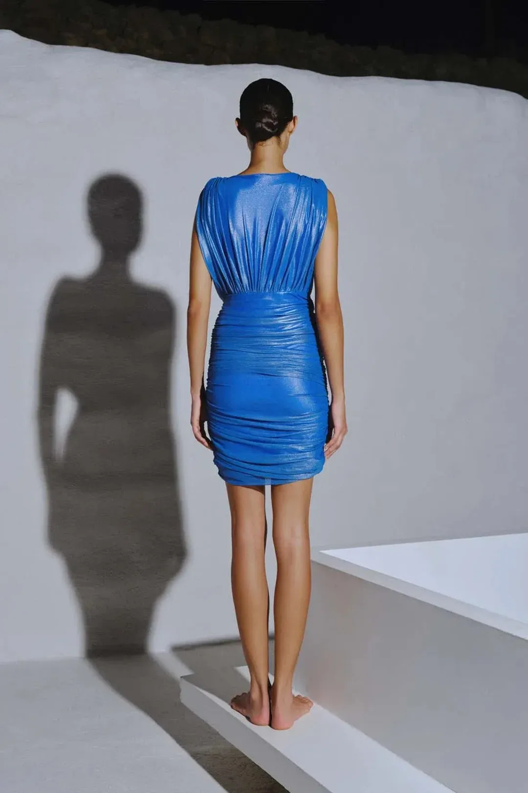 Baobab Eden MIni Dress Blue Size 10  for rent on The Volte - main image