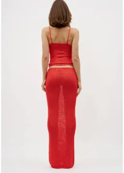 Asta Resort Carolina Camisole Set in Rossa Sequin Size XS / AU 6 for rent on The Volte - image 2