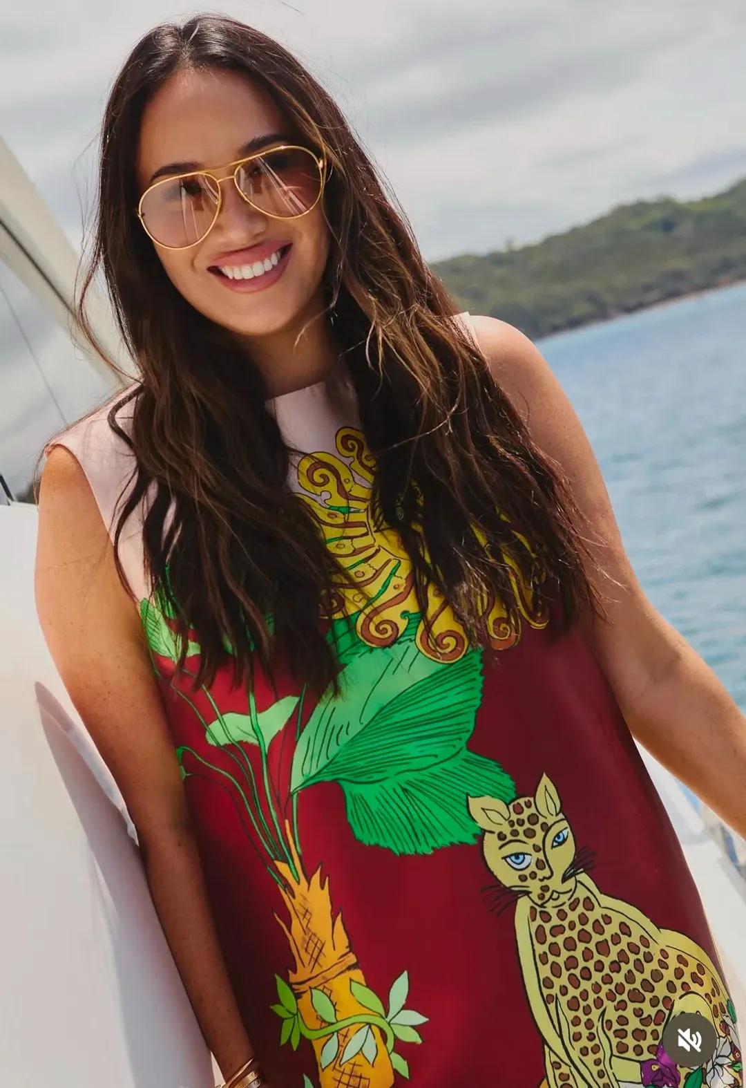 Alemais Tiger Mini Dress Multi Size AU 12 for rent on The Volte - main image