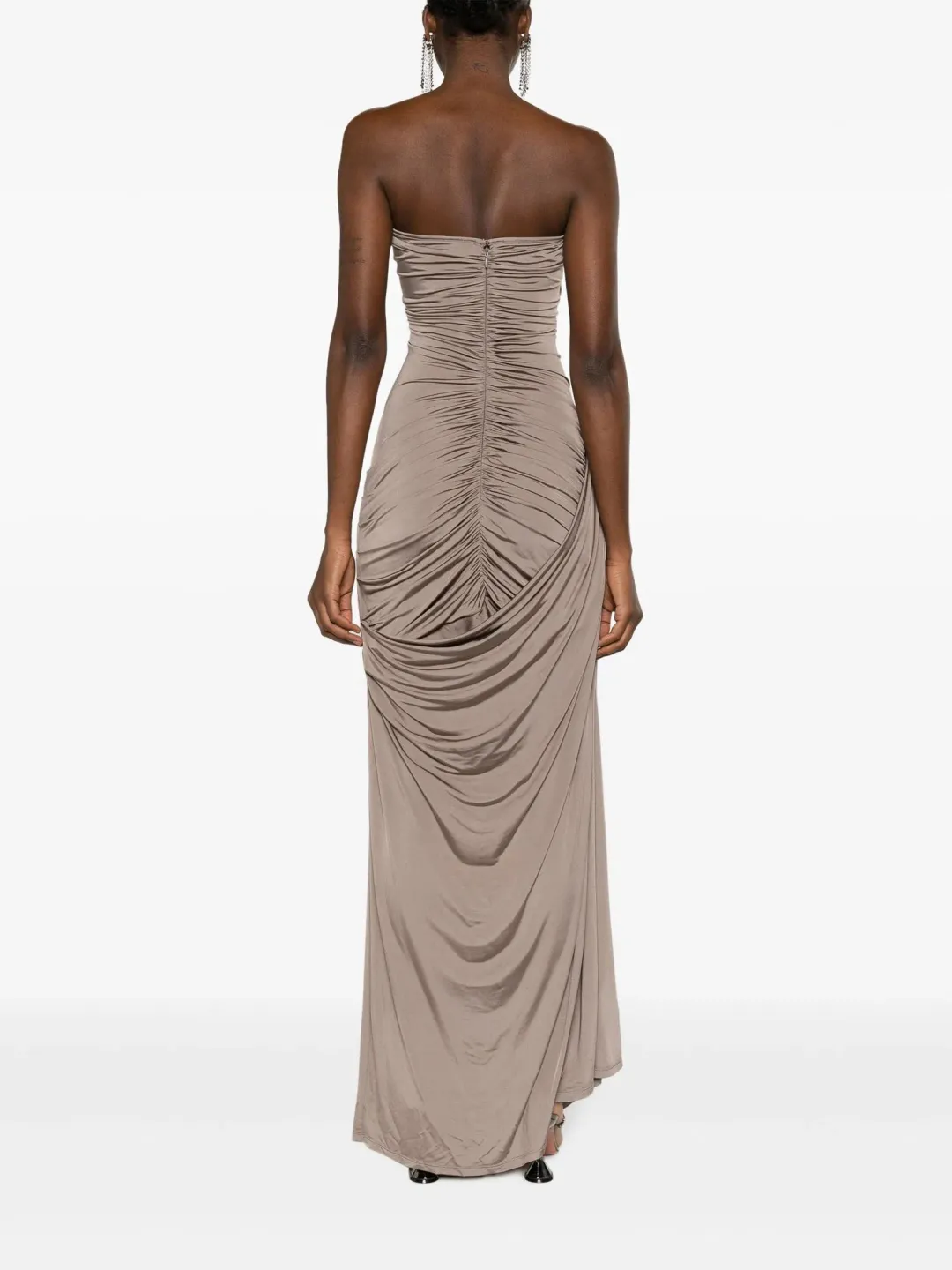 Paris Georgia Val Dress In Concrete Size 12  for rent on The Volte - main image