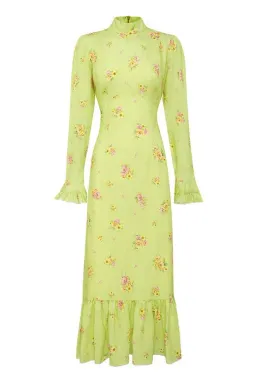 Alémais Clementine Midi Dress Green Size AU 12 for rent on The Volte - image 5