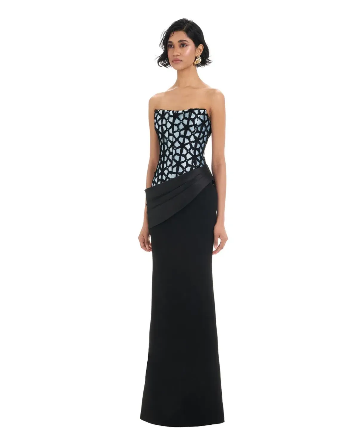 Eliya the Label Sidonia Gown Black Size M / AU 10 for rent on The Volte - main image