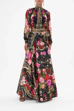 Camilla Reservation For Love Raglan Button Up Shirt Size 8/XXS for rent on The Volte - image 1