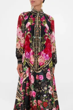 Camilla Reservation For Love Raglan Button Up Shirt Size 8/XXS for rent on The Volte - image 2