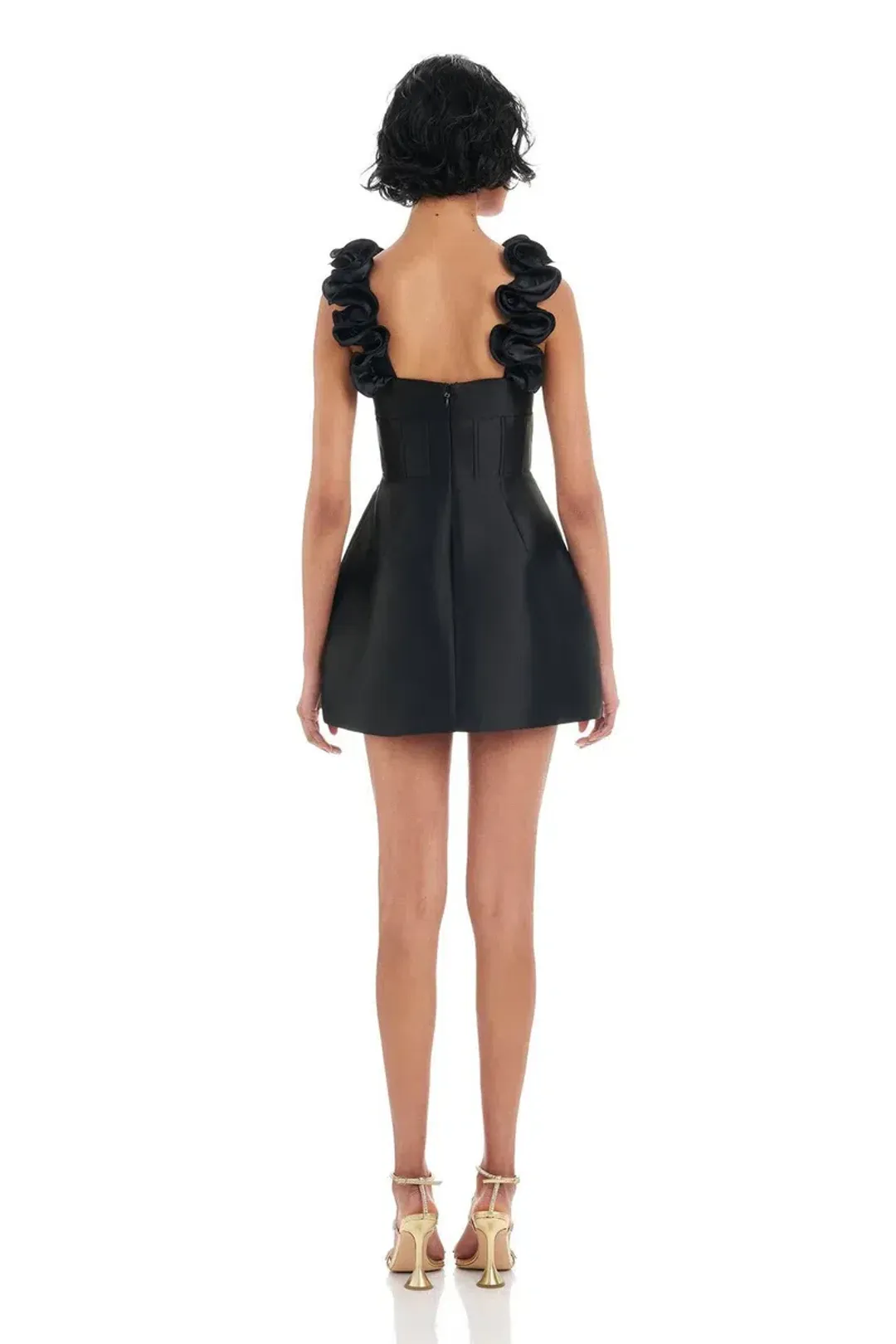 Eliya The Label Taria Mini Dress Black Size S / AU 8 for rent on The Volte - main image